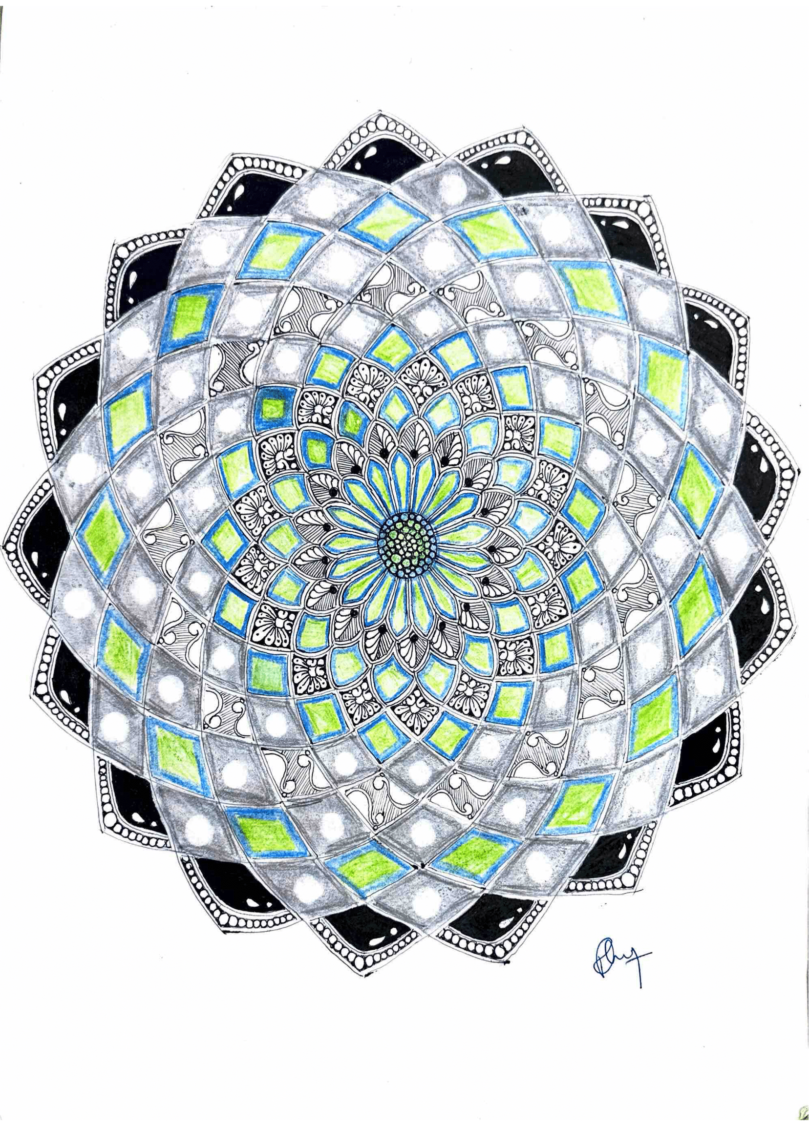 Blooming Crystals of the distant past