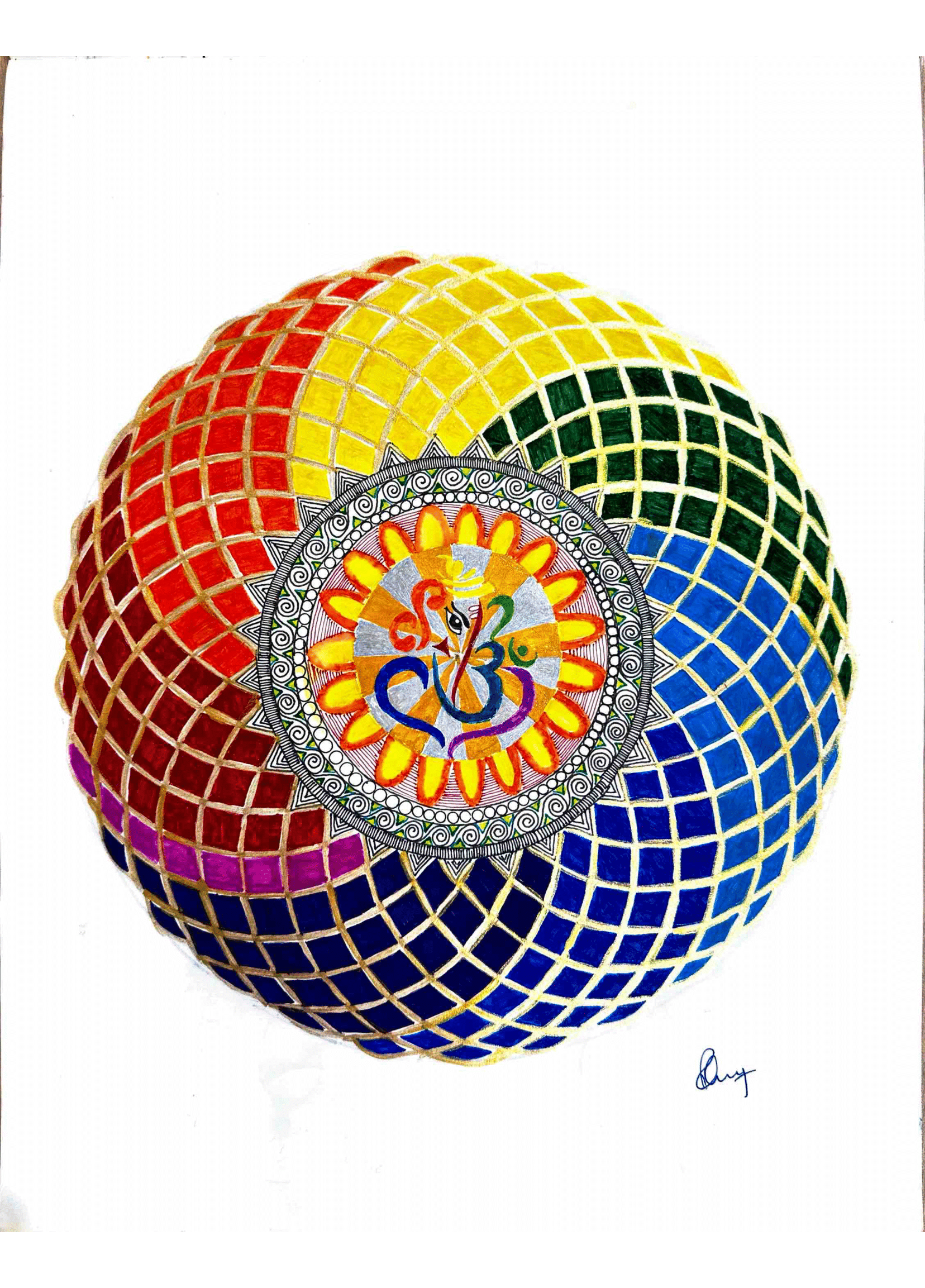 Chromatic Aura of the Origin Ganesha