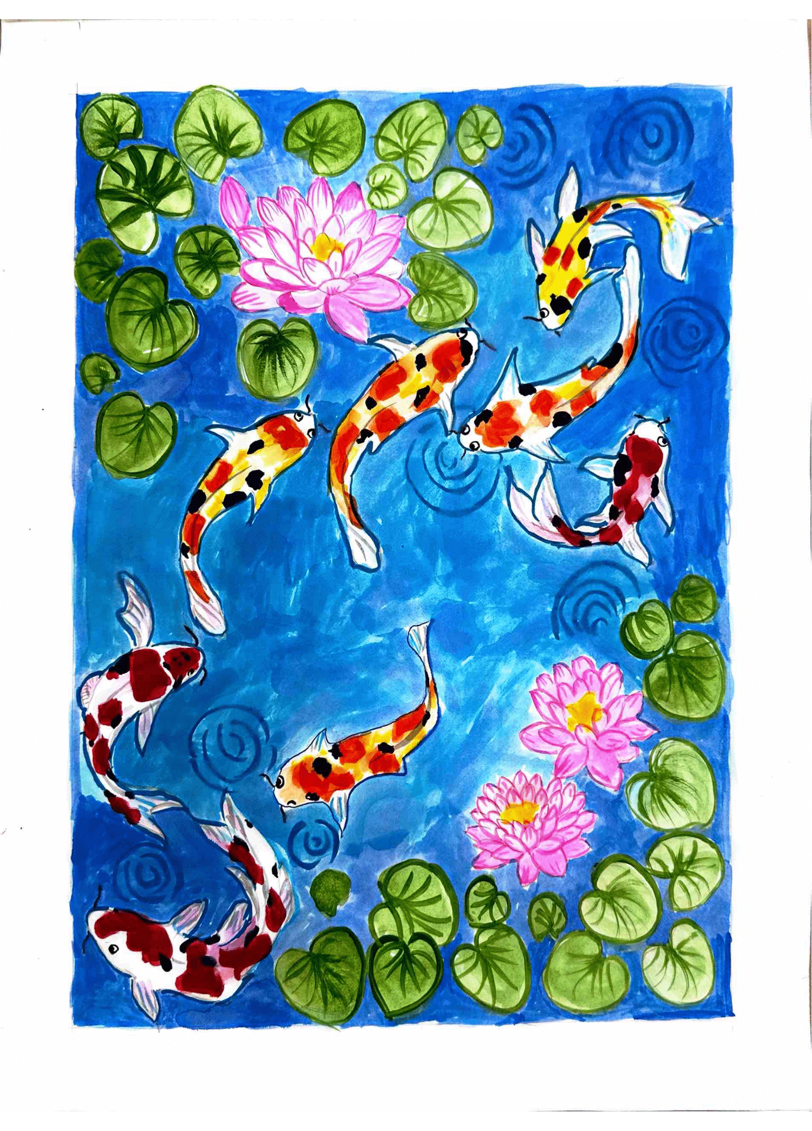 Koi and Me in the Dream Ponds